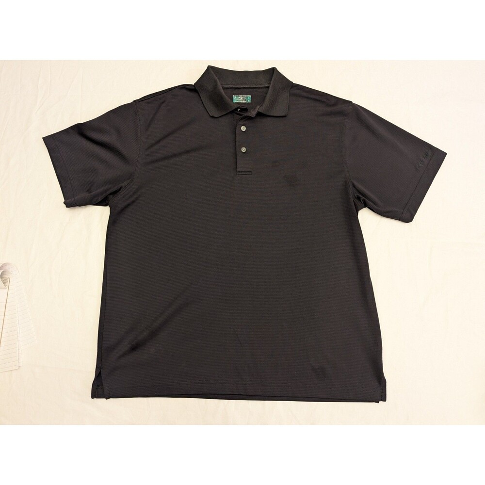 Ben Hogan Men’s Polo Size Large Black Short Sleeve Collared